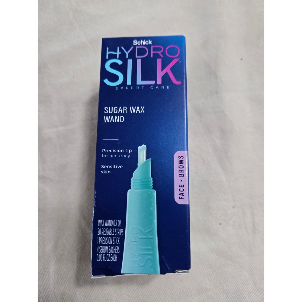 Schick Hydro Silk Expert Care Sugar Wax Wand Face and Brows Kit NEW